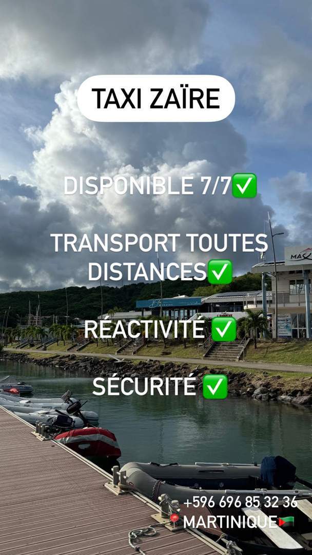 Taxi professionnel Martinique